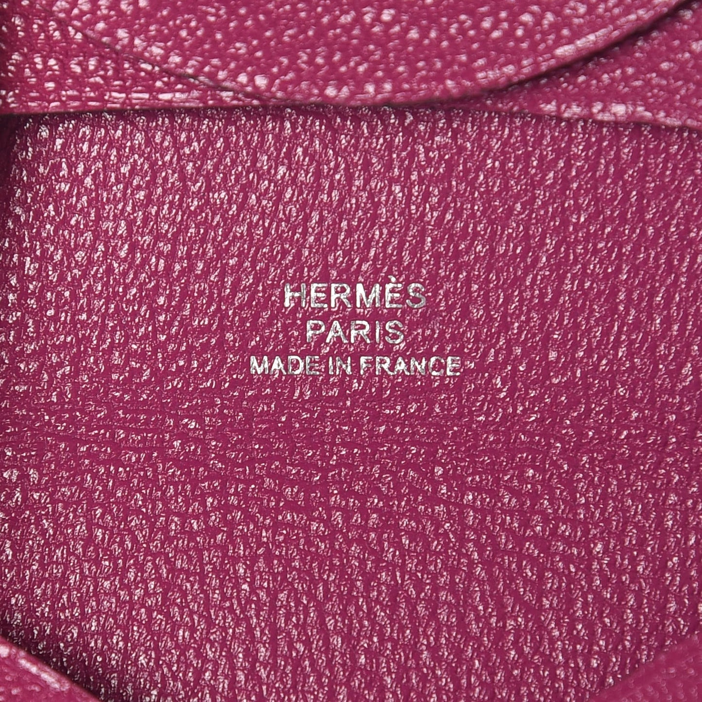 Chevre Mysore Bastia Coin Purse Rose Pourpre