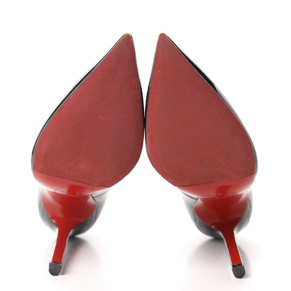 Christian Louboutin Patent Pigalle 120 Pumps 37 Black 6 of 13