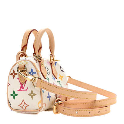 Louis Vuitton LV X TM Monogram Multicolor Nano Speedy White 3 of 9