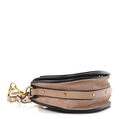 Chloe Calfskin Suede Nile Bracelet Bag Biscotti Beige 4 of 9