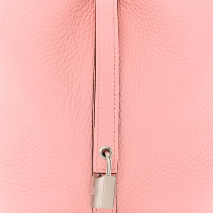 Hermes Taurillon Clemence Picotin Lock 18 PM Rose Sakura 8 of 11