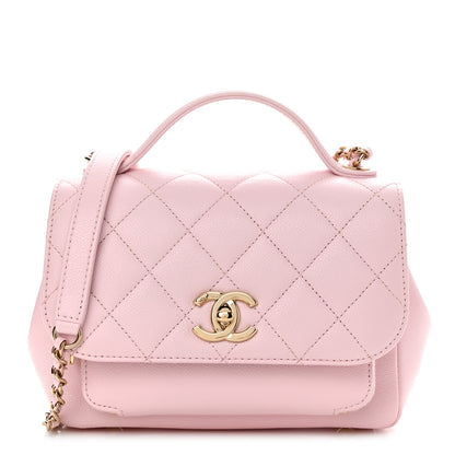 Chanel Caviar Quilted Small Business Affinity Flap Light Pink 1 of 12