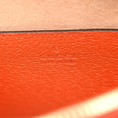Gucci Textured Dollar Calfskin Mini Diana Dome Tote Bag Deep Orange Spicy Cyclamin 6 of 10
