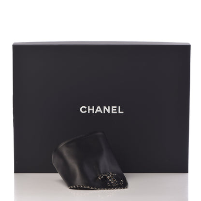 Chanel Lambskin Calfskin Chain CC Bandana Black Gold 12 of 12
