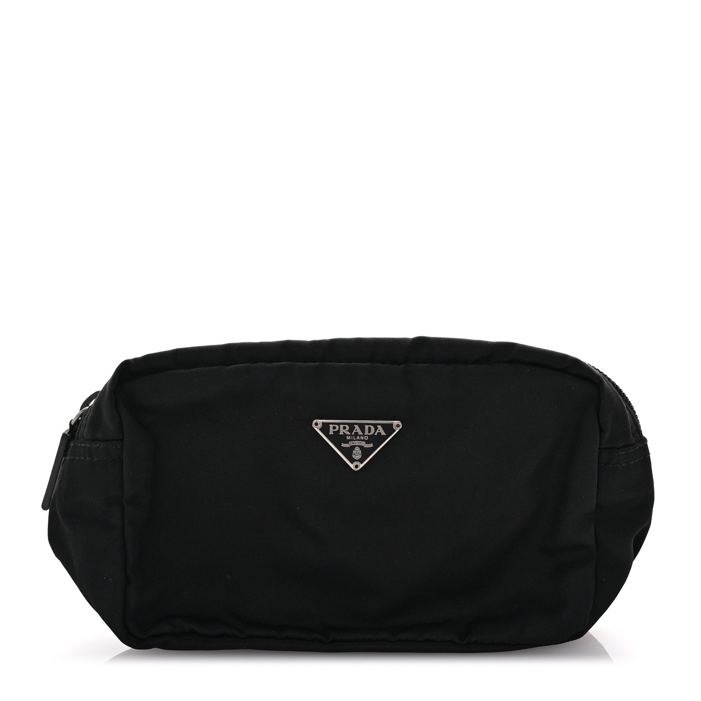 Tessuto Nylon Vela Cosmetic Pouch Black