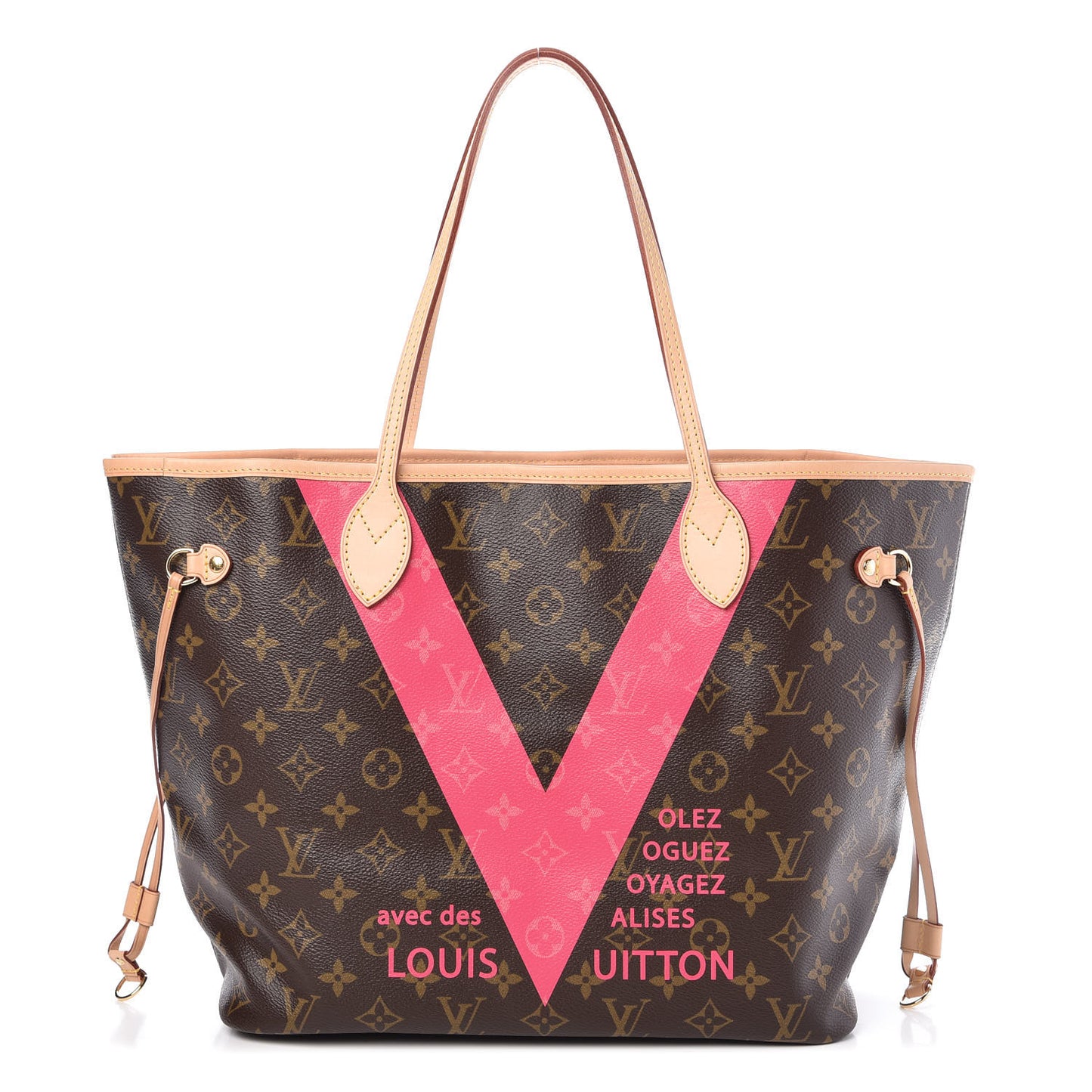 Monogram V Neverfull MM Grenade