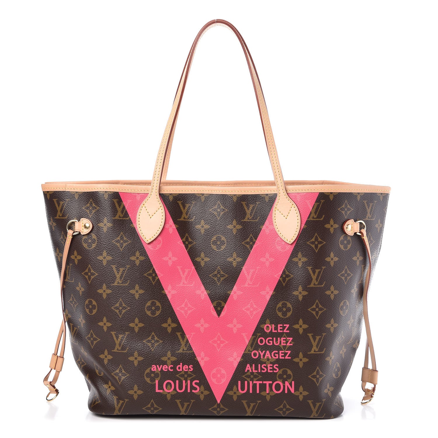 Louis Vuitton Monogram V Neverfull MM Grenade 3 of 10