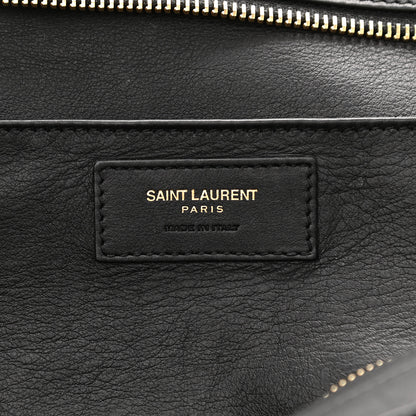 Saint Laurent Calfskin Small Monogram Downtown Cabas Black 6 of 13