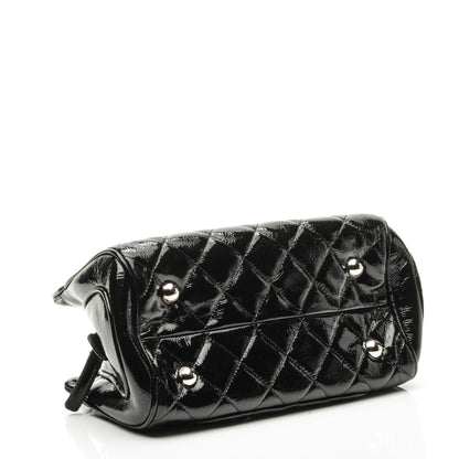 Chanel Patent Quilted Tote Black 4 of 7