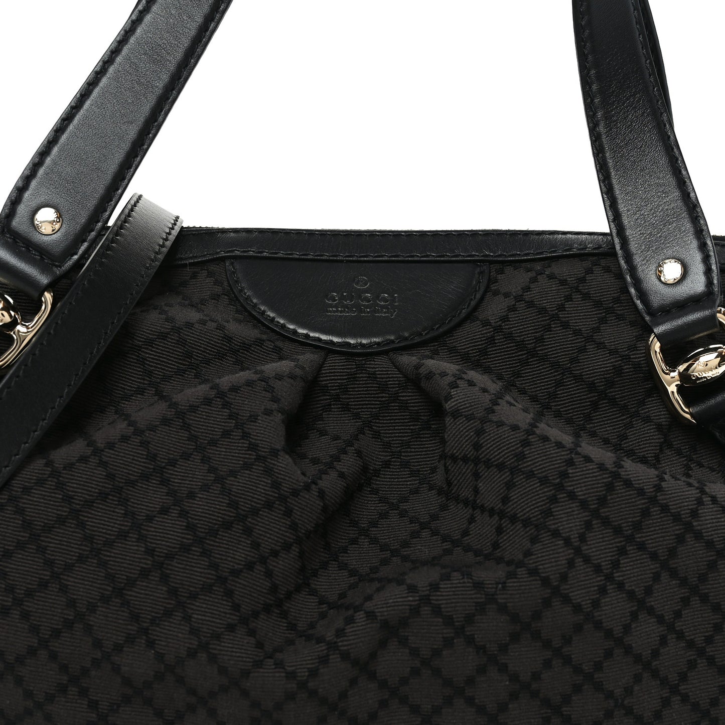 Diamante Bridle Tote Dark Brown