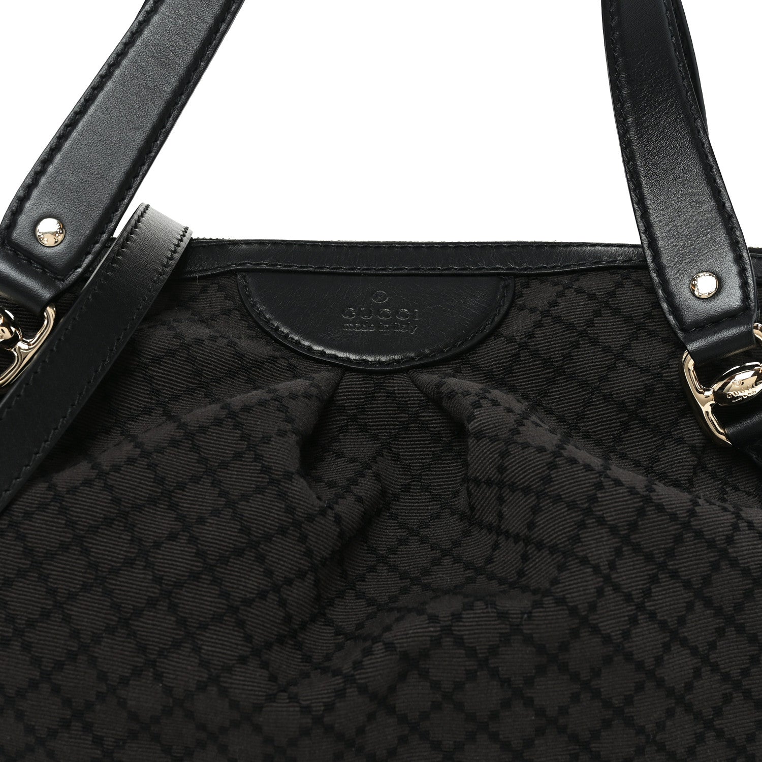 Gucci Diamante Bridle Tote Dark Brown 8 of 10