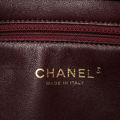 Chanel Lambskin Quilted Medium Diamond CC Flap Black 6 of 13