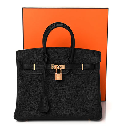Hermes Togo Birkin 25 Black 35 of 35
