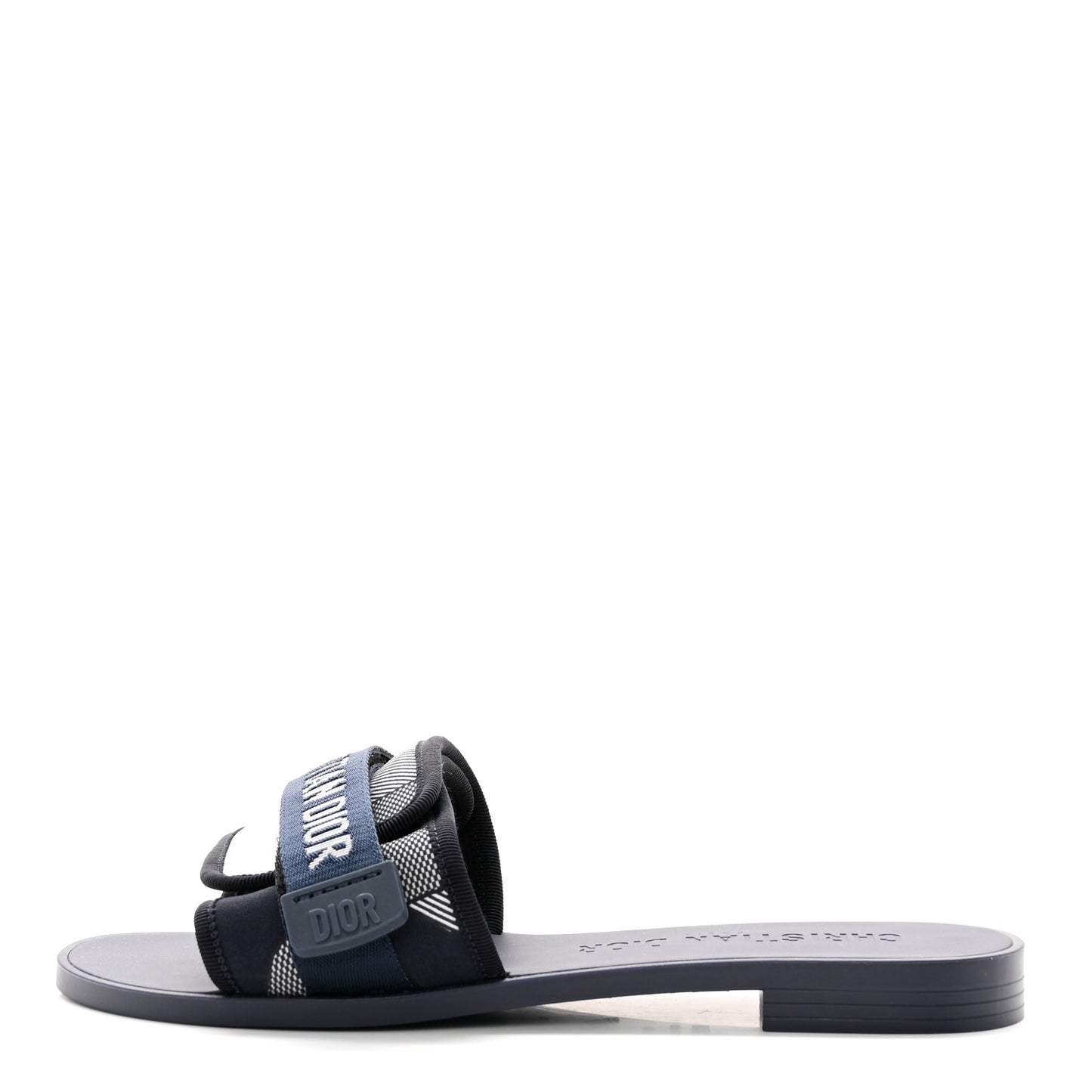 Technical Stretch Fabric Camouflage Dio(r)evolution Slide Sandals 39 Deep Blue