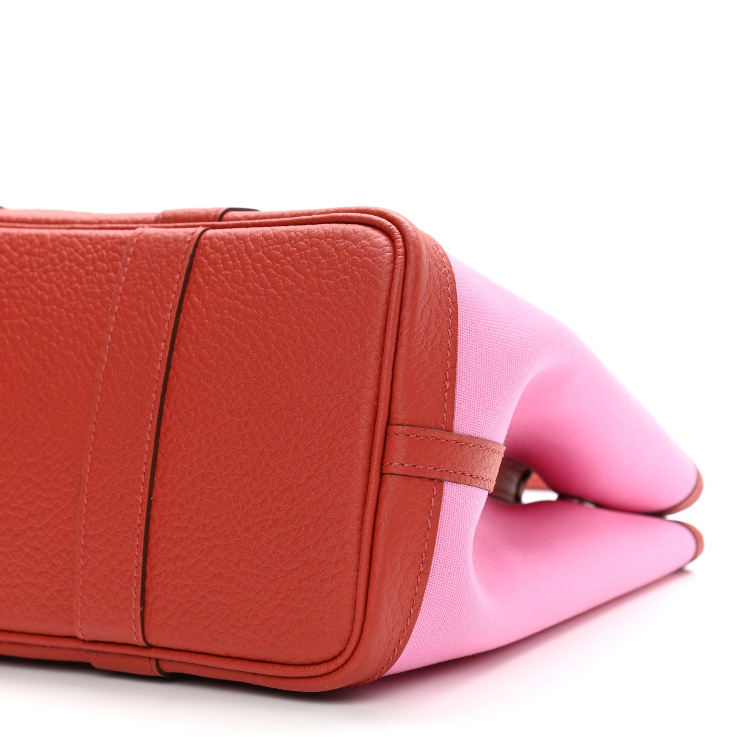 Hermes Toile Militaire Vache Country Garden Party Tote 30 Bubblegum Rouge Duchesse 10 of 10