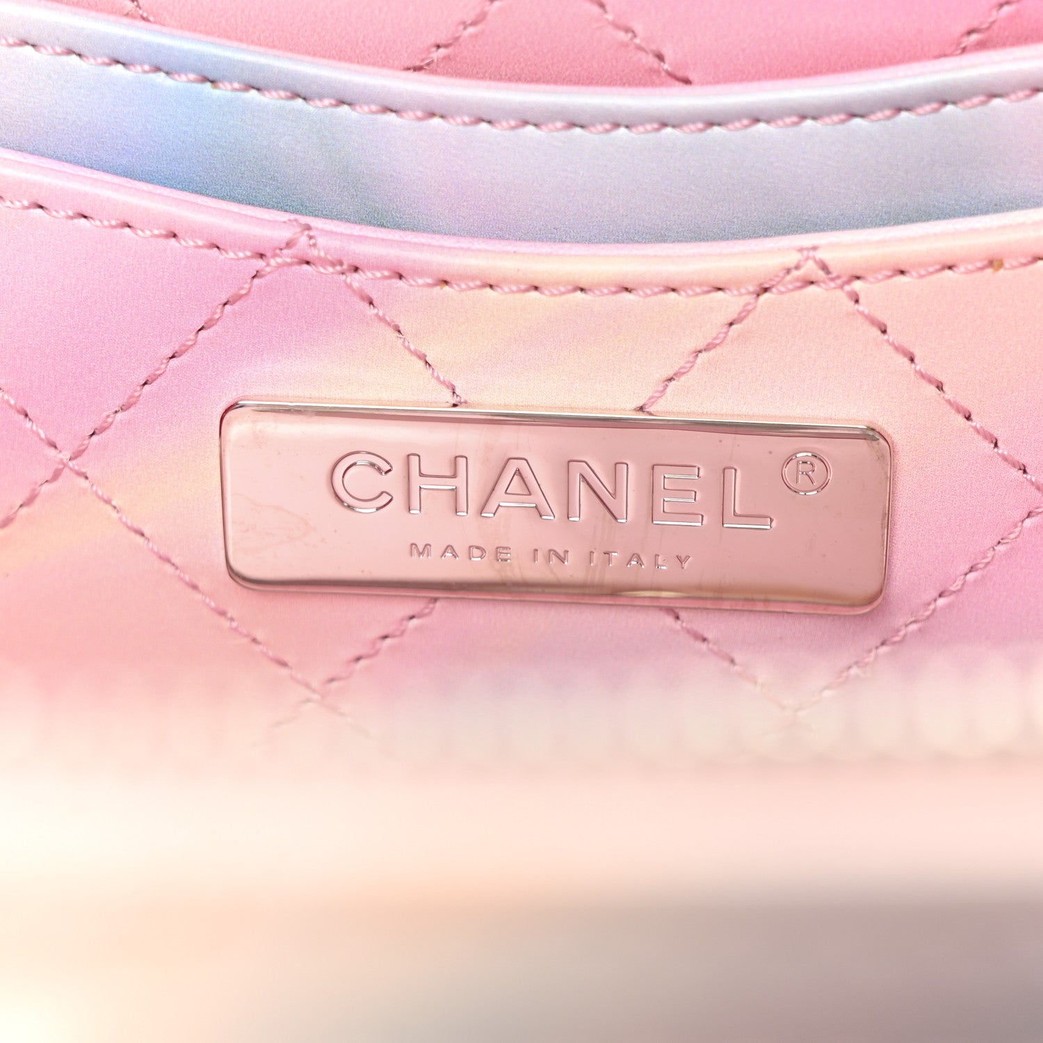 Chanel PVC Lambskin Filigree Small CC Filigree Vanity Case Pink Multicolor 6 of 10