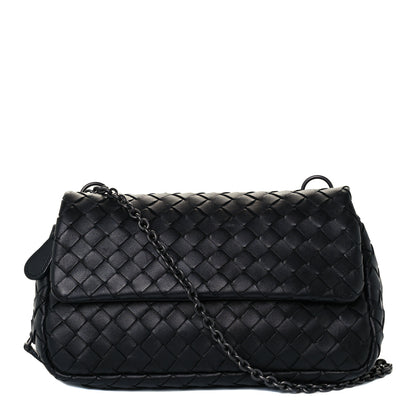 Bottega Veneta Nappa Intrecciato Small Chain Crossbody Black 1 of 13