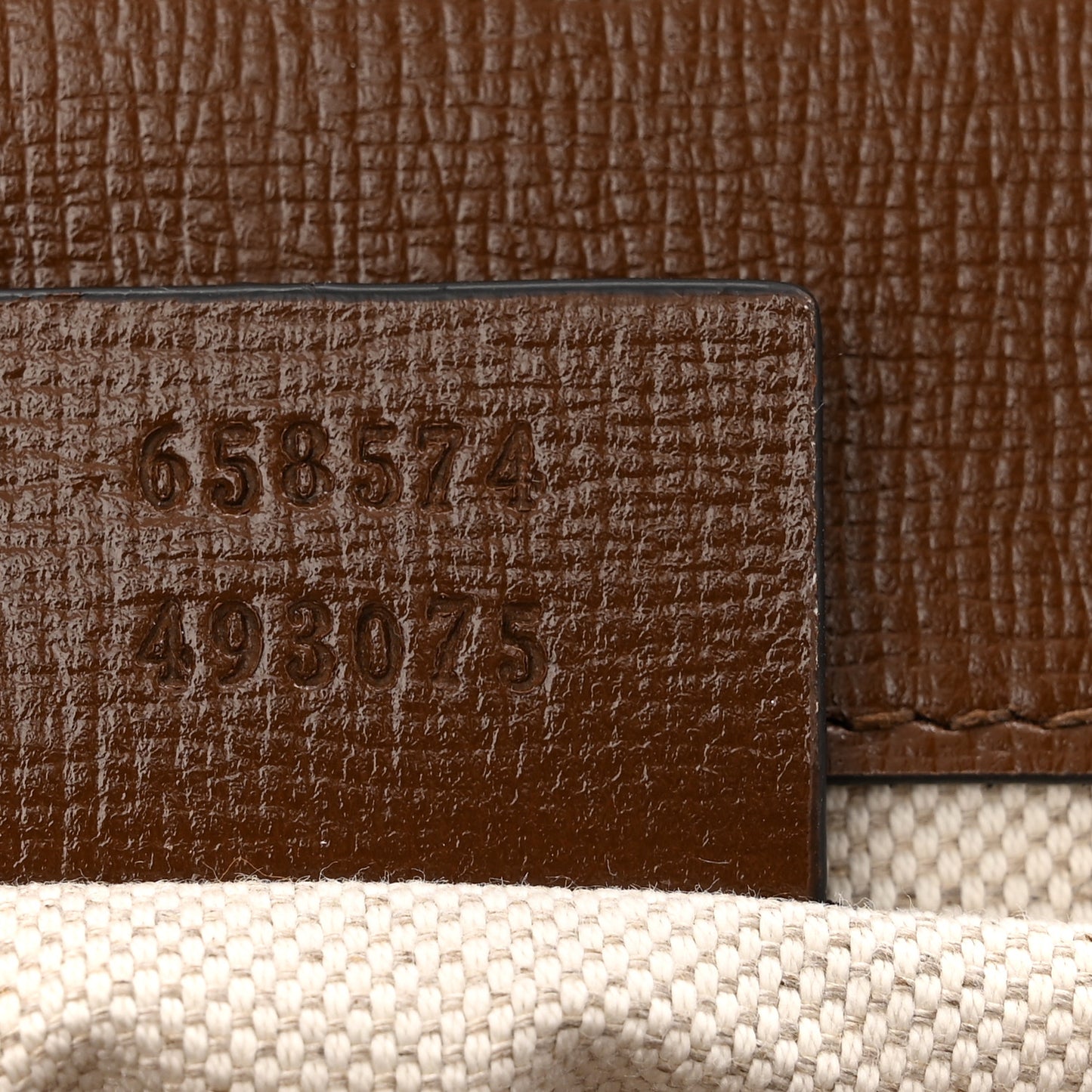 GG Supreme Monogram Azalea Calfskin Web Mini Horsebit 1955 Shoulder Bag Beige Ebony Brown Sugar