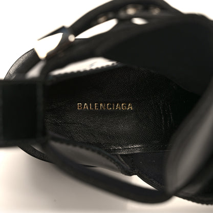 Balenciaga Brushed Calfskin Ceinture Ankle Boots 38.5 Black 7 of 7