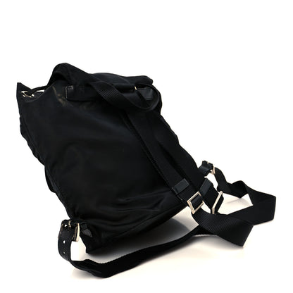 Prada Tessuto Nylon Saffiano Small Backpack Black 3 of 12
