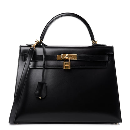 Hermes Box Kelly Sellier 32 Black 1 of 12