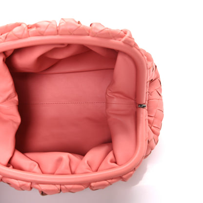 Bottega Veneta Nappa Maxi Intrecciato The Pouch Oversized Clutch Peach 5 of 11