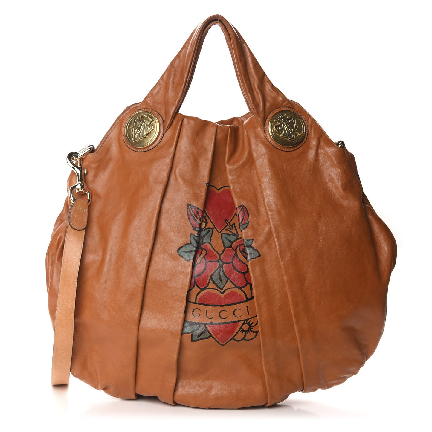 Calfkin Tattoo Heart Large Hysteria Tote Tan