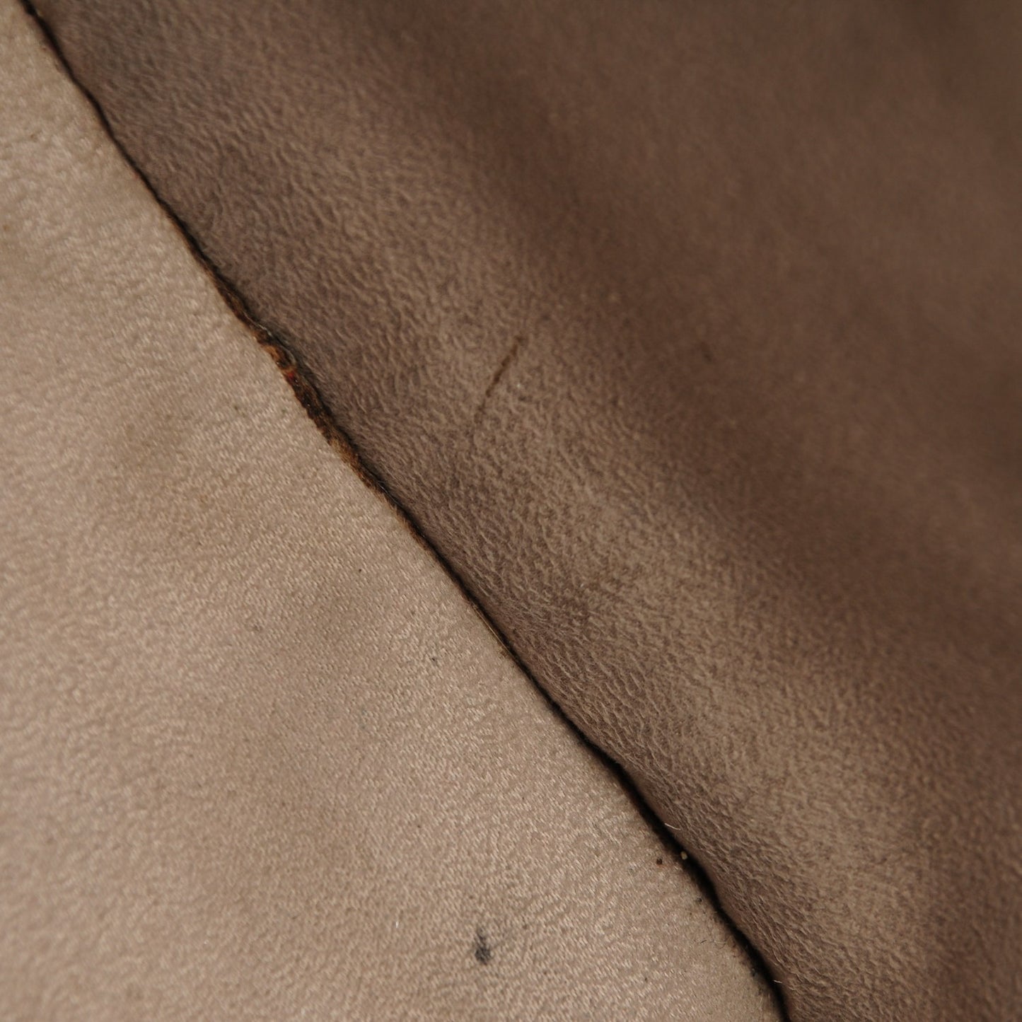 Drummed Calfskin Mini Luggage Dune