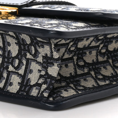Christian Dior Oblique 30 Montaigne Flap Bag Blue 8 of 8