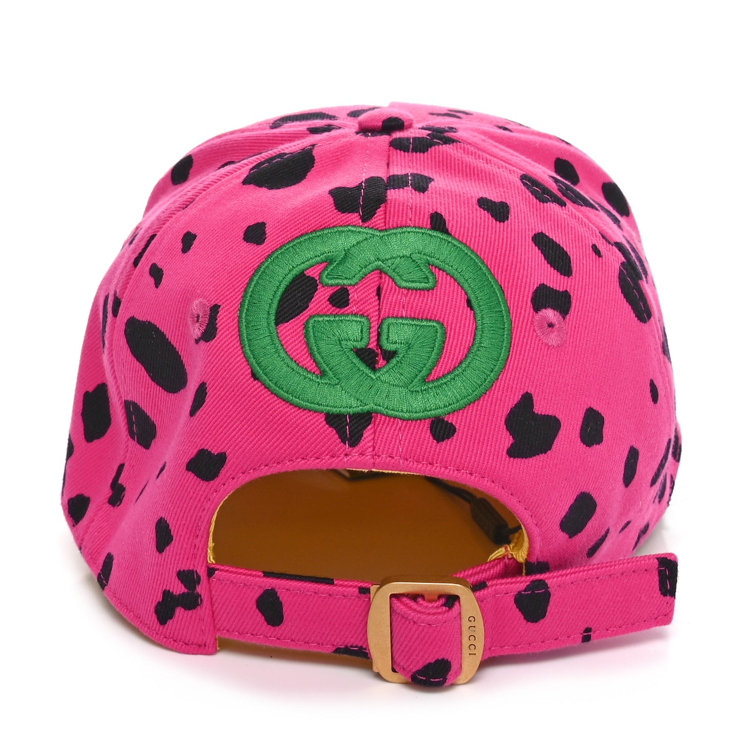 x MLB Drill Leopard Printed NY Mets Baseball Hat M Fucsia Multicolor