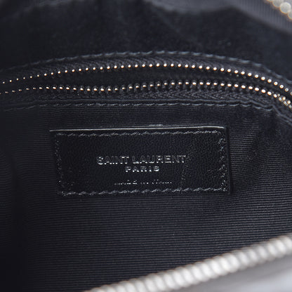 Saint Laurent Calfskin Y Quilted Monogram Small Loulou Bowling Bag Earth 5 of 8