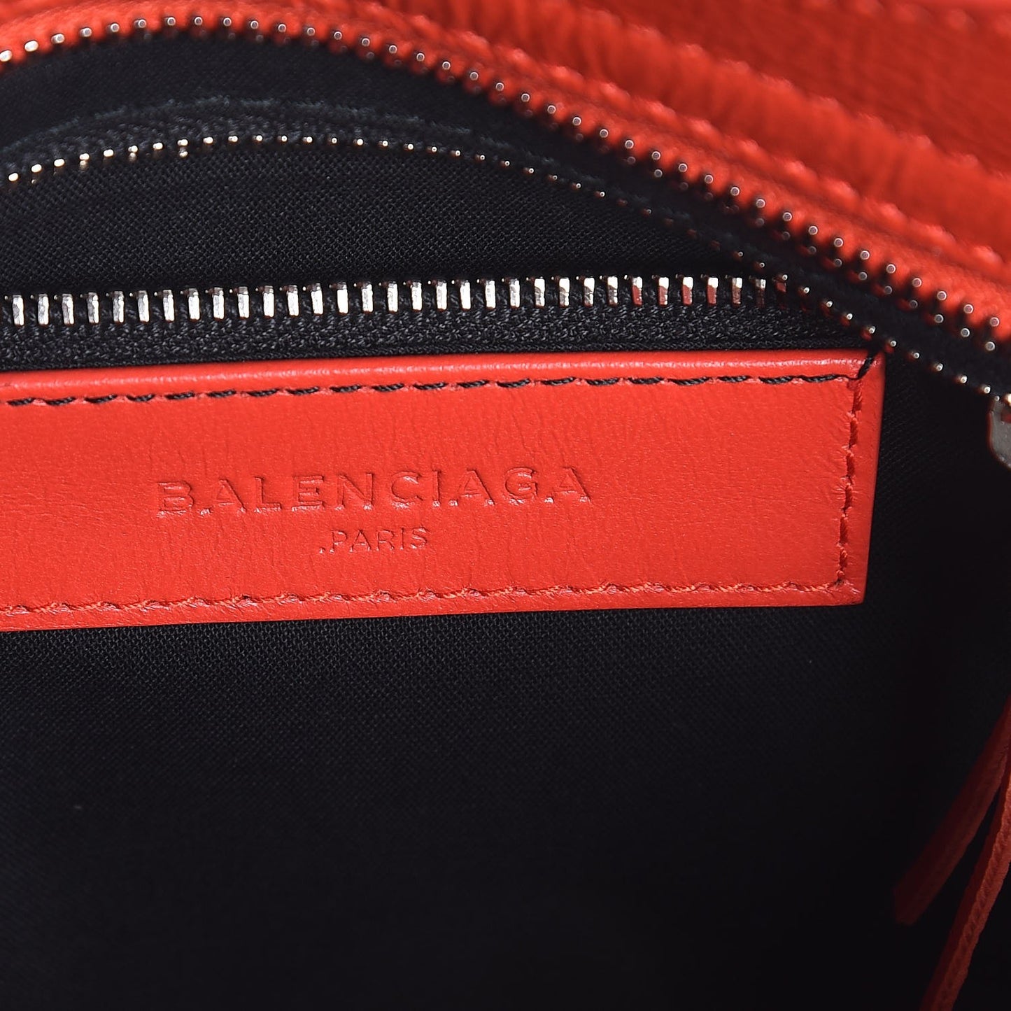 Matte Goatskin Rubber Covered Classic Hardware Mini City Rouge Coquelicot Rouge Braise