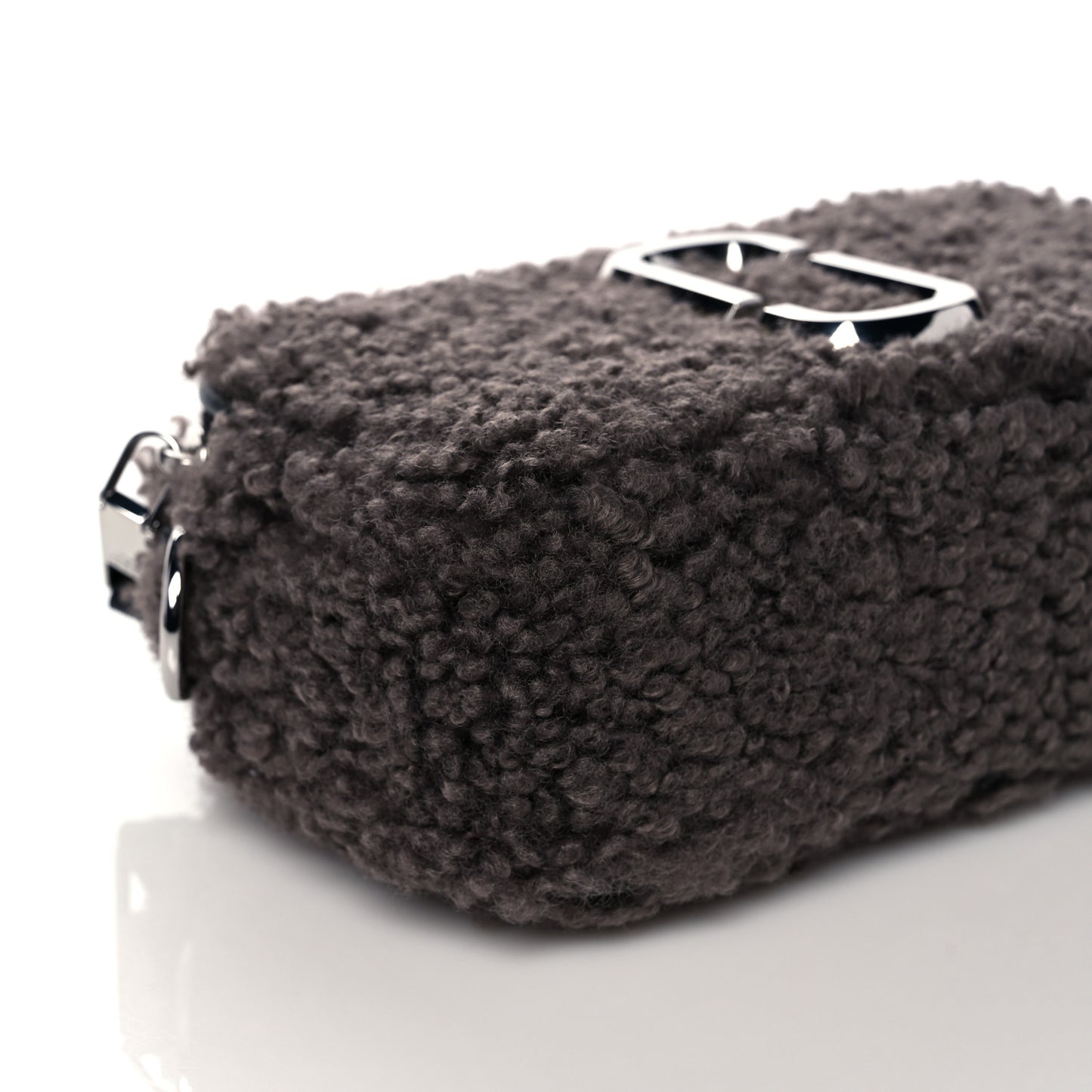 Shearling Snapshot The Teddy Camera Bag Grey