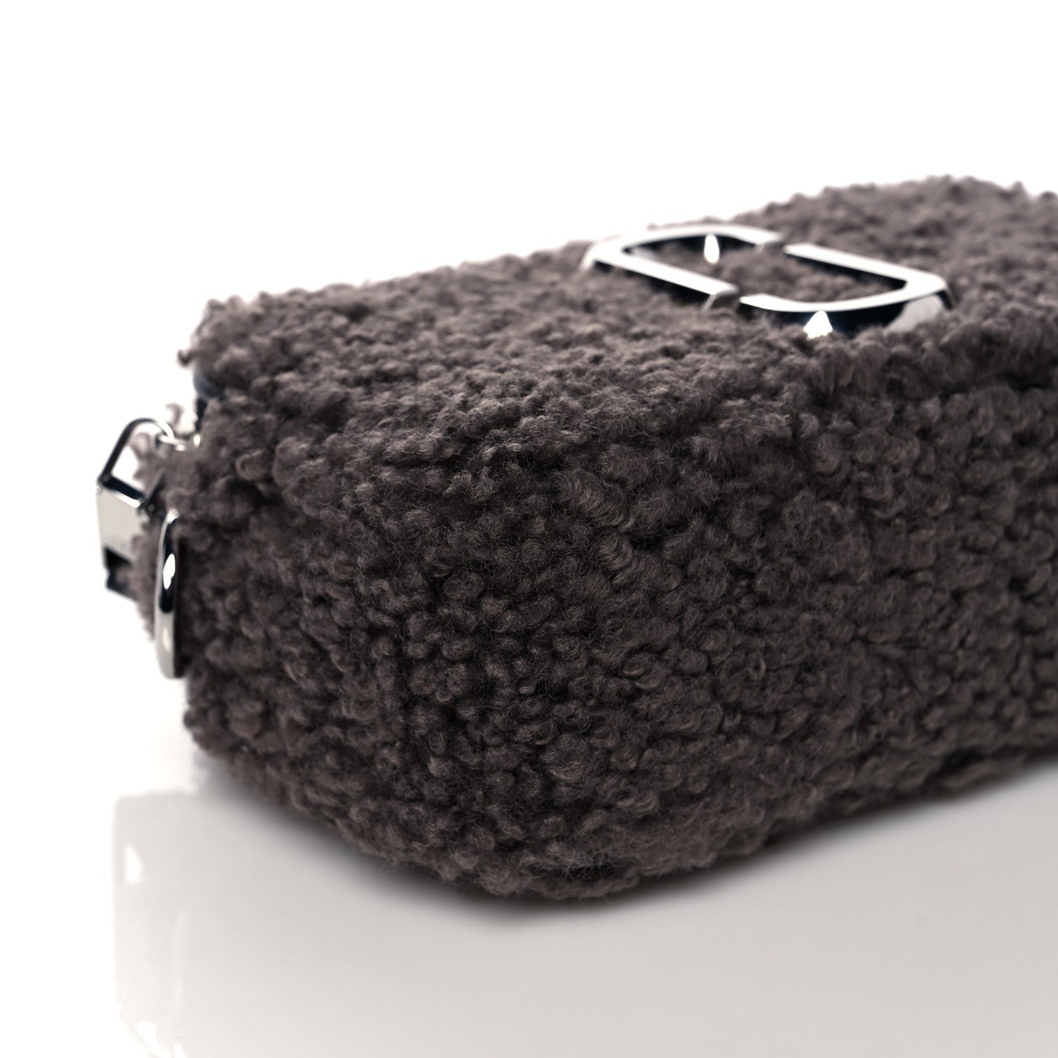 Marc Jacobs Shearling Snapshot The Teddy Camera Bag Grey 8 of 10