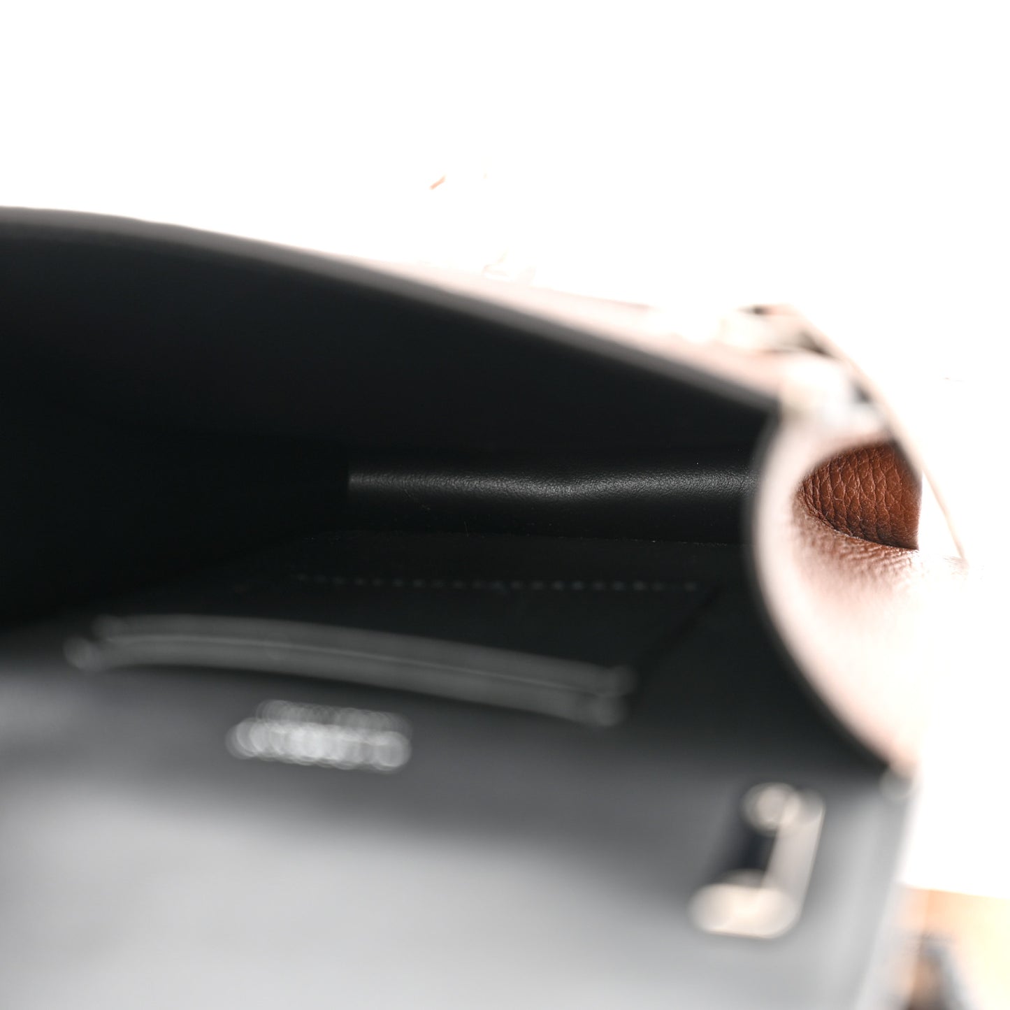 Grainy Calfskin TB Robin Bag Tan