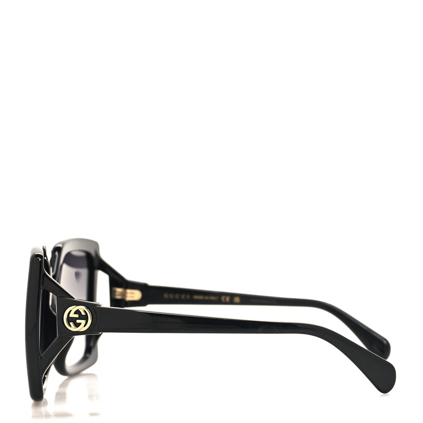 Acetate Square Frame Sunglasses GG0876SA Black