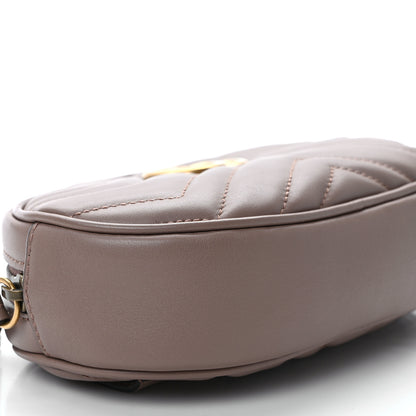 Gucci Calfskin Matelasse GG Marmont Belt Bag 95 38 Porcelain Rose 8 of 11