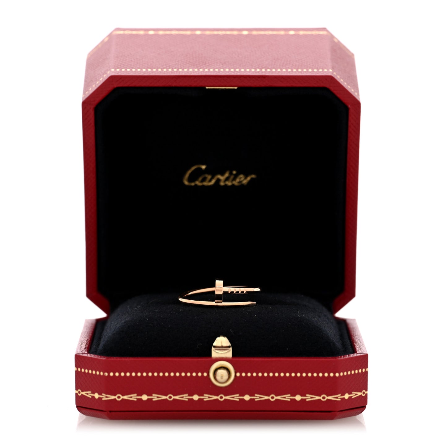 18K Pink Gold Small Juste Un Clou Ring 56 7.5