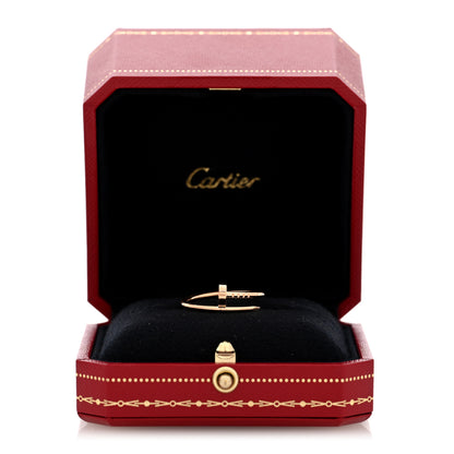 Cartier 18K Pink Gold Small Juste Un Clou Ring 56 7.5 6 of 6