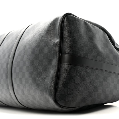 Louis Vuitton Damier Graphite Keepall Bandouliere 55 16 of 26