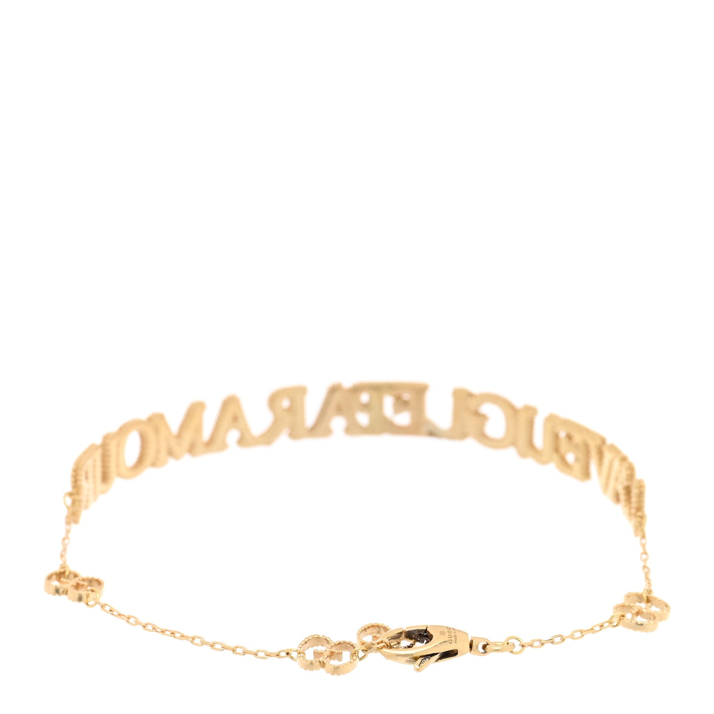 18K Yellow Gold L'Aveugle Par Amour Bracelet