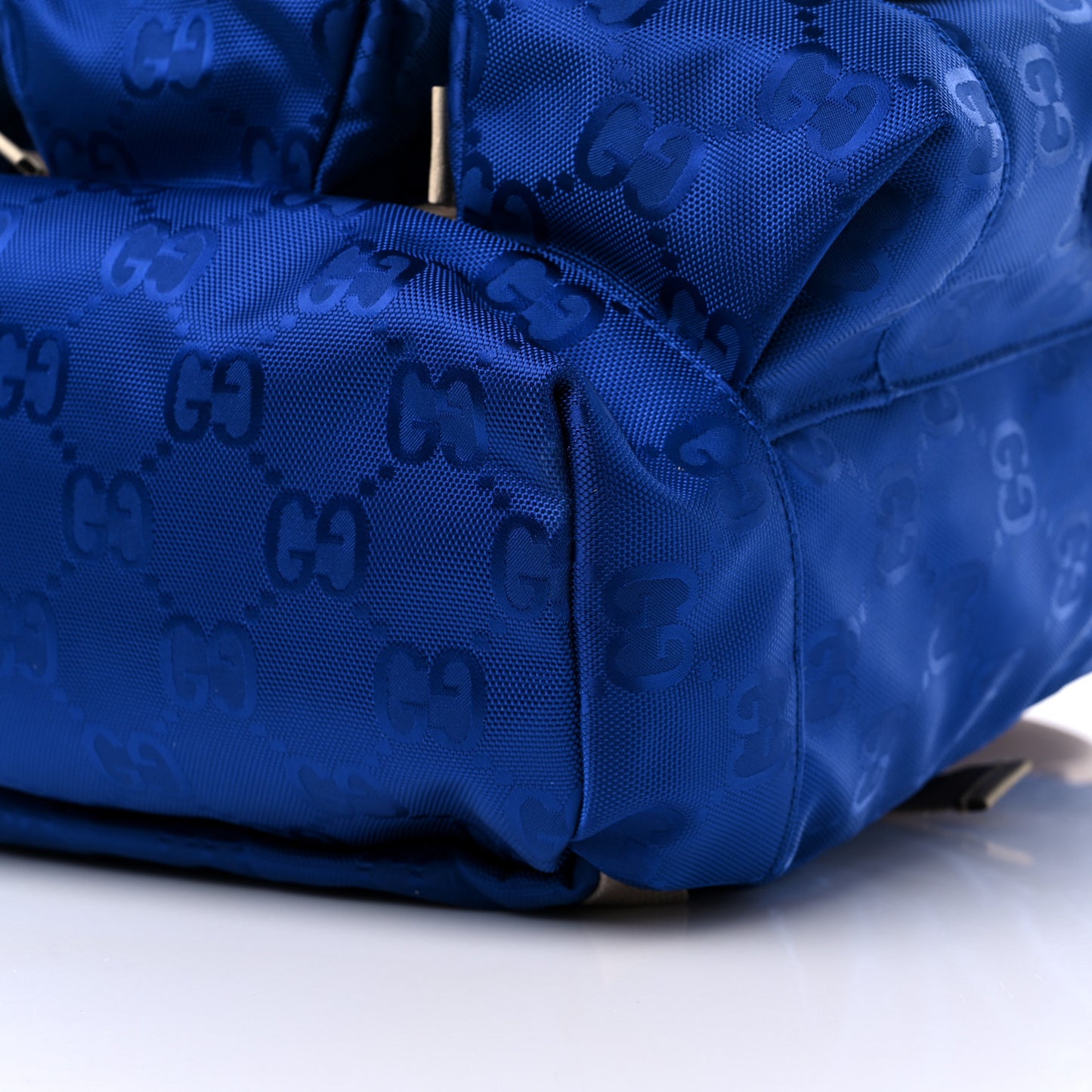 Econyl Nylon Monogram Off The Grid Utility Pocket Backpack Orient Blue New Plaster