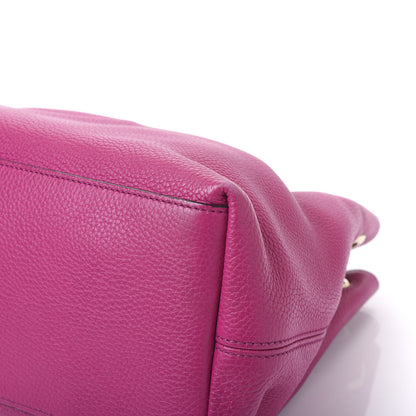 Gucci Cellarius Calfskin Medium Soho Chain Shoulder Bag Bright Bouganville 12 of 12