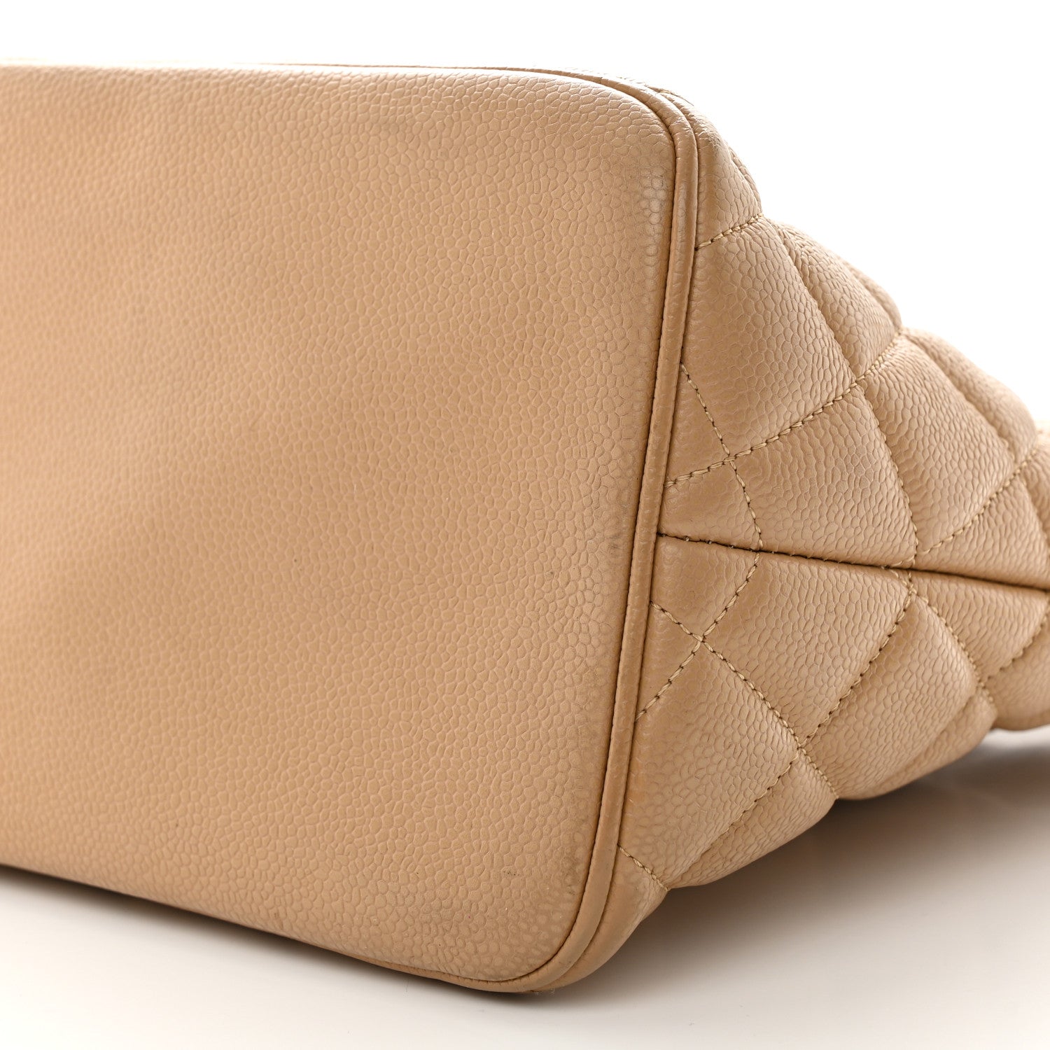 Chanel Caviar Quilted Medallion Tote Beige 10 of 12