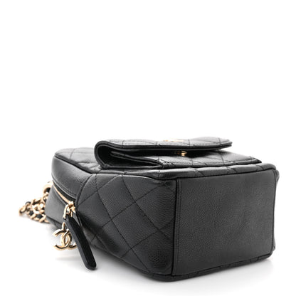 Chanel Caviar Quilted CC Mini Classic Backpack Black 4 of 10
