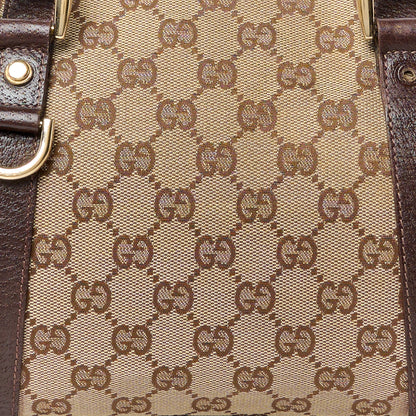 Gucci Monogram Small Abbey Boston Dark Brown 9 of 15