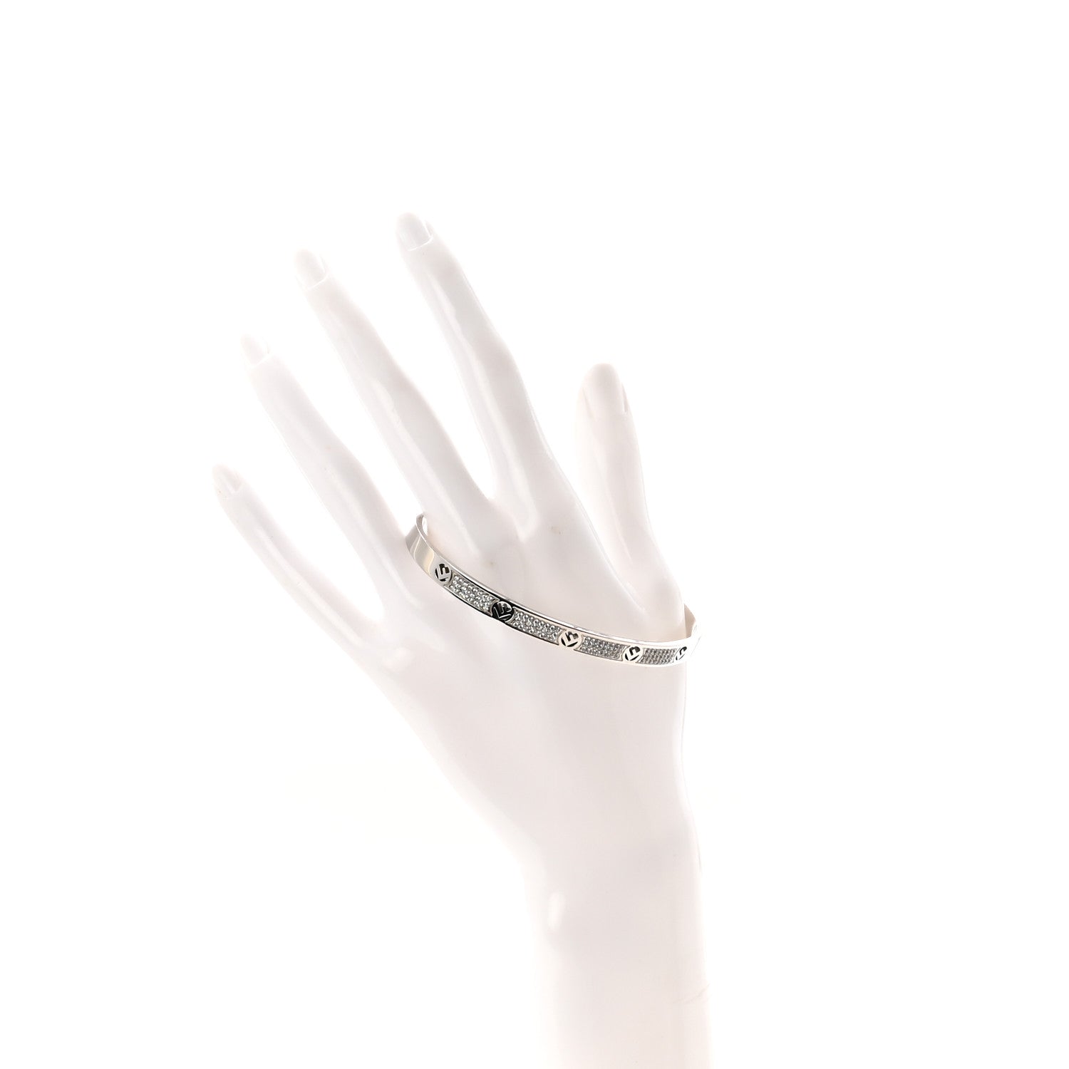 Fendi Metal Crystal F is Fendi Bracelet L Silver 2 of 4