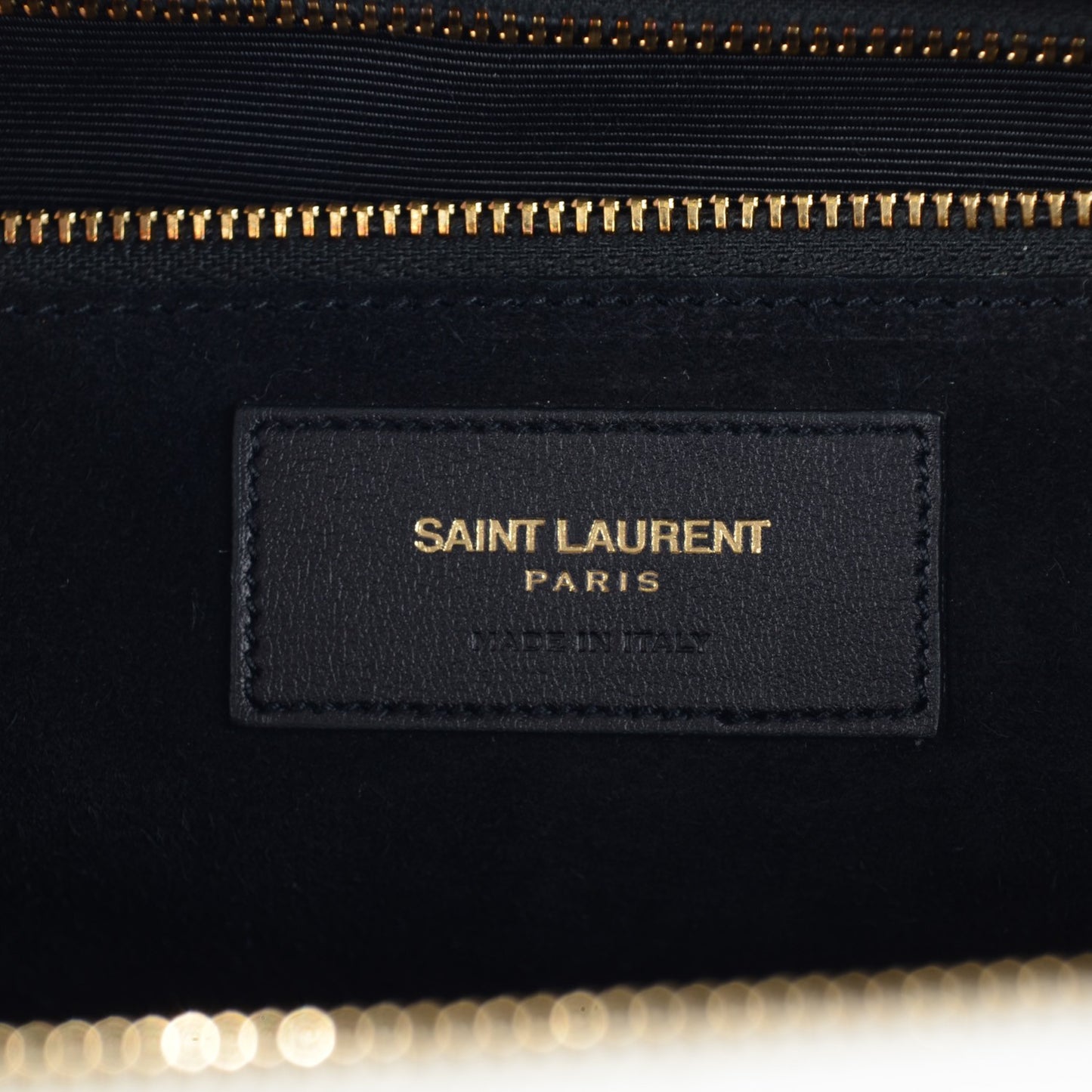 Calfskin Small Cabas Rive Gauche Bag Black Red Yellow White