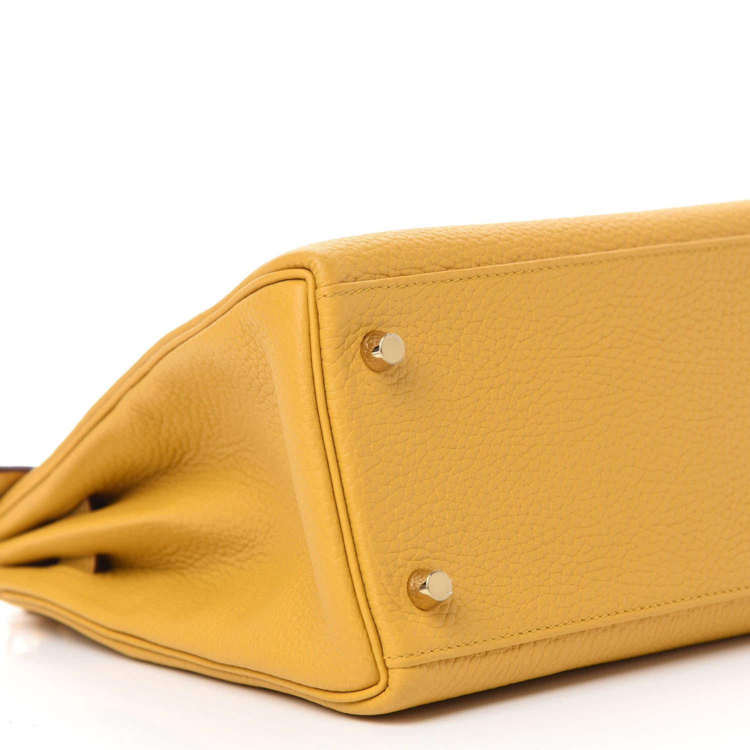 Hermes Togo Kelly Retourne 28 Jaune Ambre 6 of 11
