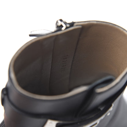 Hermes Calfskin Saint Germain Ankle Boots 36.5 Black 6 of 9